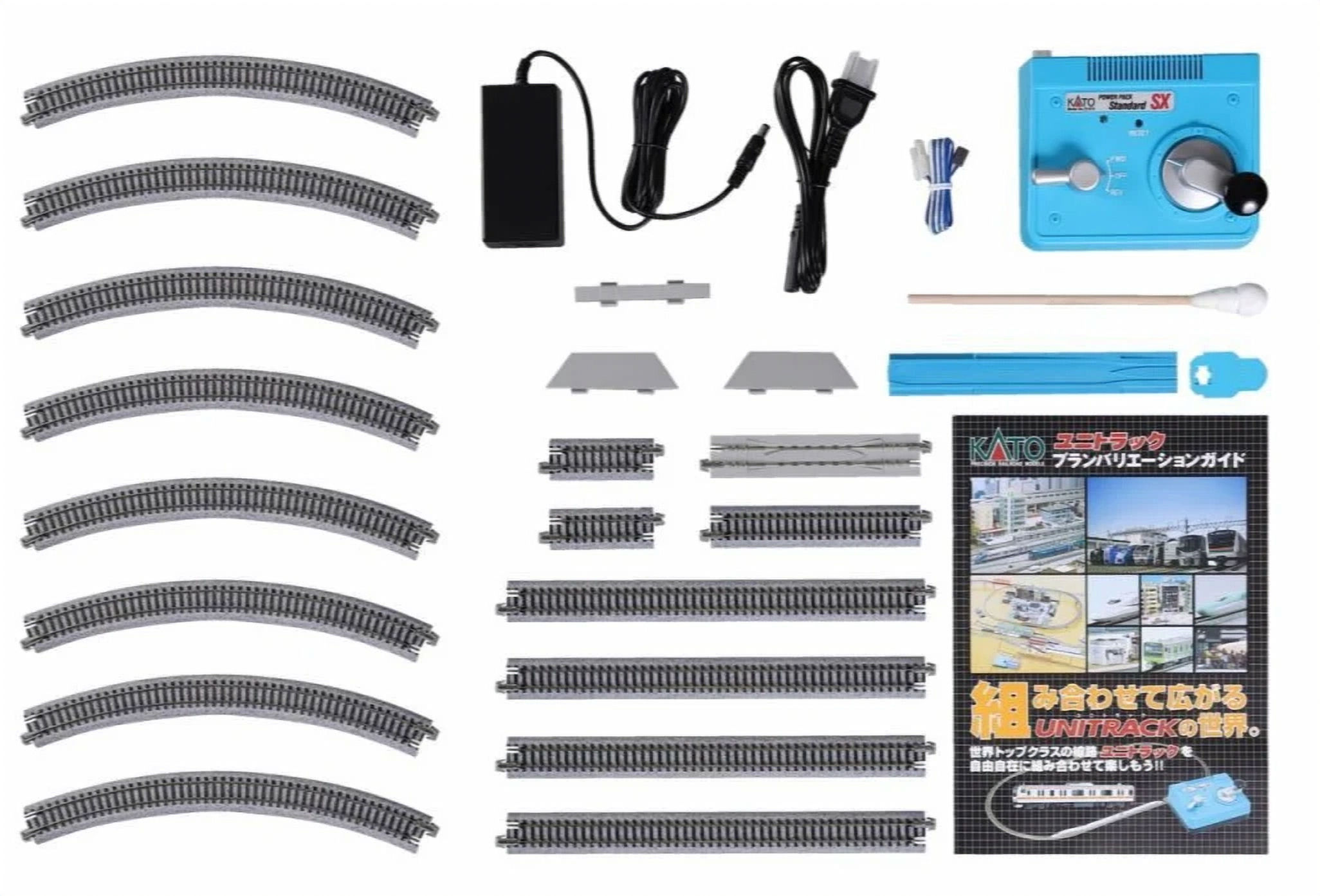 Kato 20-852 M1 Kato Unitrack Basic Oval With Kato Controller - N Scale