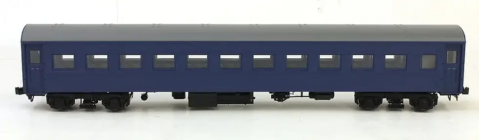 תמונה ממוזערת: Kato 1-505 Passenger Car Suha43 Blue - HO Scale