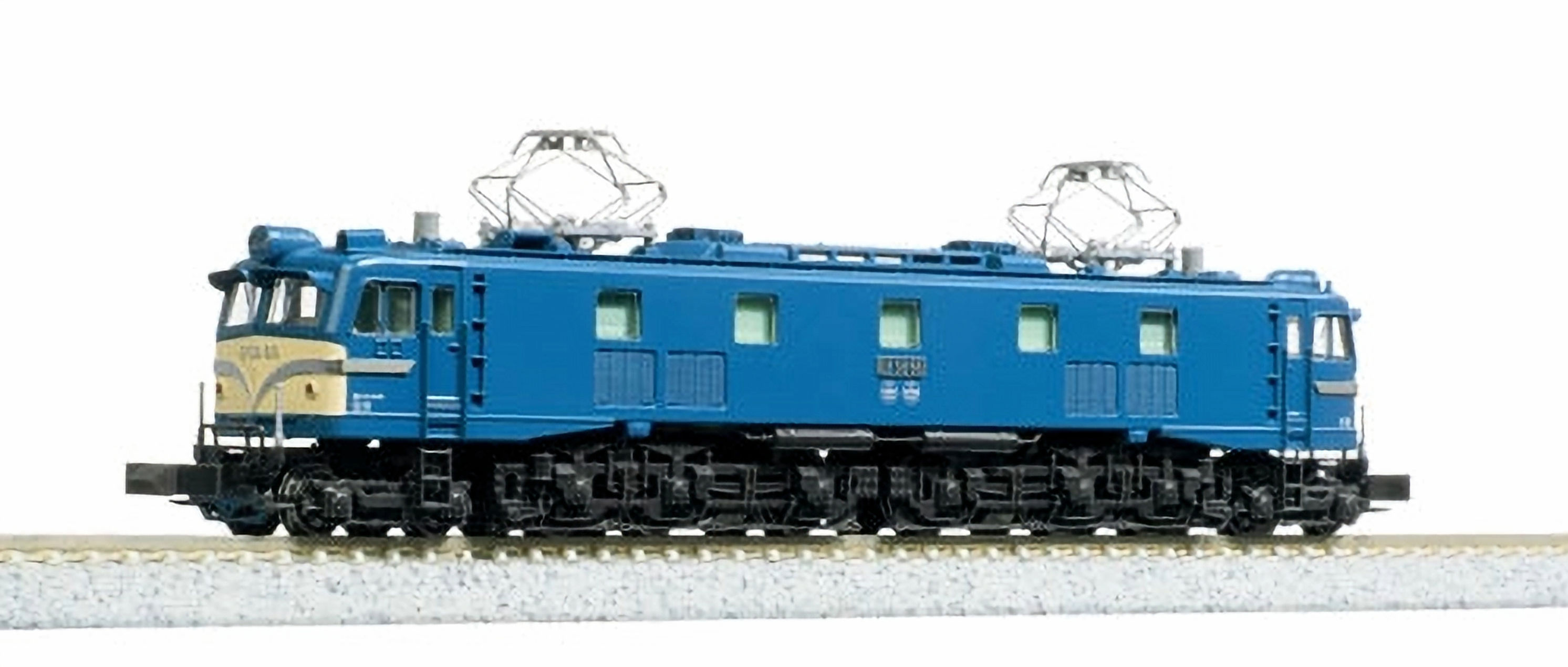 Kato 3040-1 Electric Locomotive EF58 Late Stage Large Window Blue - N Scale