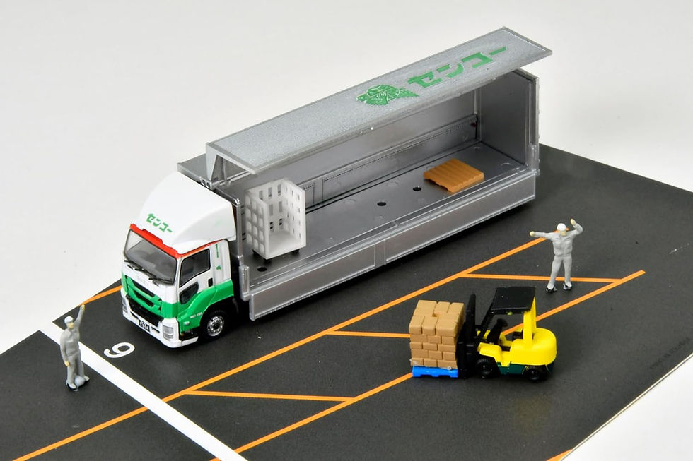 Thumbnail: Tomytec 331322 Logistics Site Wing Van Set F Seino Transportation