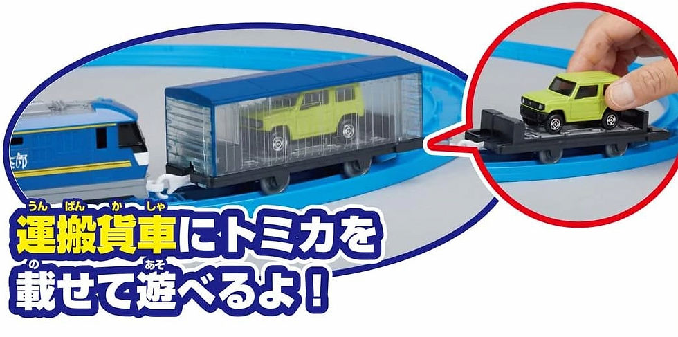 Thumbnail: Takara Tomy Plarail Crossing & Freight Train Set