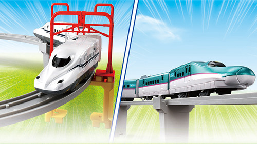 Takara Tomy Plarail Overpass Way Shinkansen Rail Set | PlarailShop