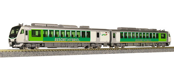 Kato 10-1368 HB-E300 series Resort View Furusato 2Cars Set - N Kato 10-1368 HB-E300 series Resort View Furusato 2Cars Set - N