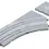 Thumbnail: Kato 40-104 UNITRAM  Street Curved Track R180 45 Degree Right - N Scale