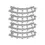 תמונה ממוזערת: Takara Tomy PlaRail  Real Class Curve Rail 4Pcs