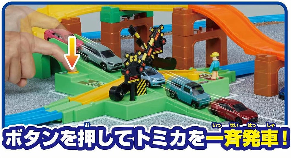Thumbnail: Takara Tomy Plarail Crossing & Freight Train Set
