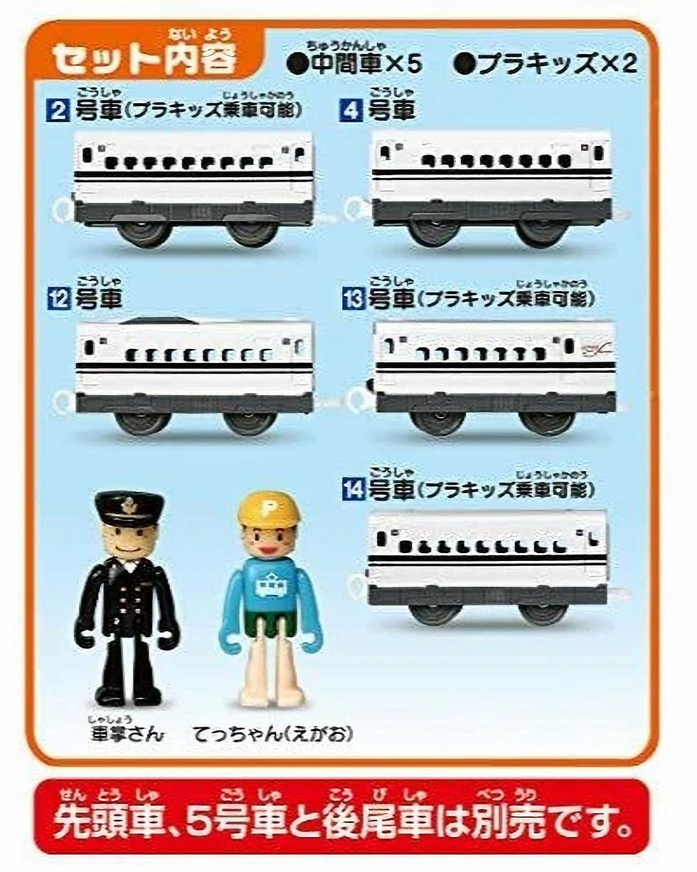 Thumbnail: Takara Tomy Plarail Shinkansen N700S test car intermediate car set