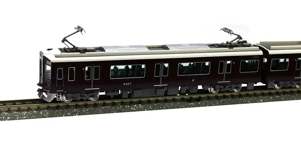 תמונה ממוזערת: Kato  10-1822+1823 Hankyu Railway 9300 Series Kyoto Line 8Cars Set - N Scale