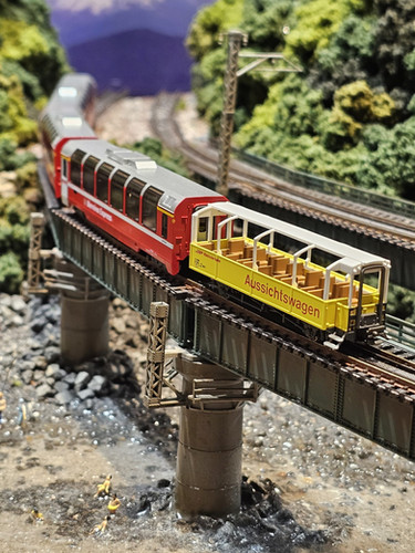 Kato 10-1656 Rhaetian Bahn Bernina Express (New Logo) 4Cars