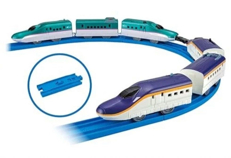 תמונה ממוזערת: Takara Tomy Plarail E8 & E5 Series Shinkansen Gachatto Connection Train