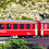 תמונה ממוזערת: Kato 10-1413+10-1414 Rhaetian Bahn Alps Red Coach EW 1 8Cars Set - N Scale