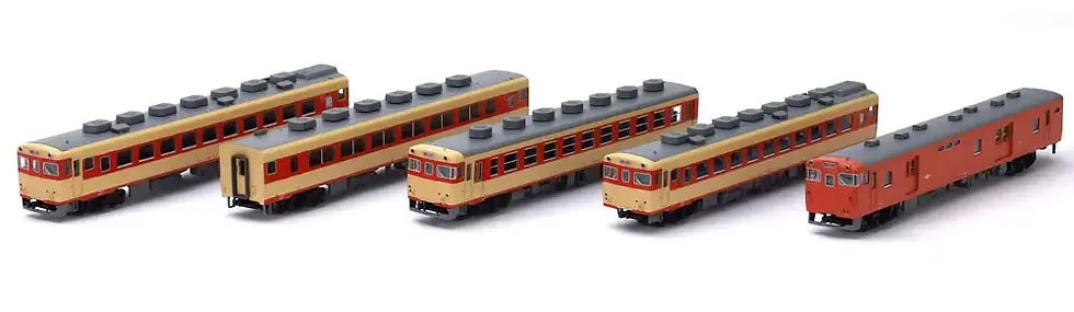 תמונה ממוזערת: Kato 10-1804 JNR Kiha 58 Series Express Tosa 5Cars Set - N Scale