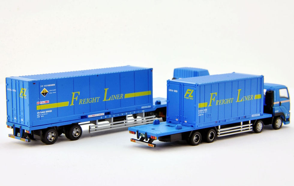 תמונה ממוזערת: TOMYTEC 301219 Nippon Freightliner Container Truck/Trailer Set (2units