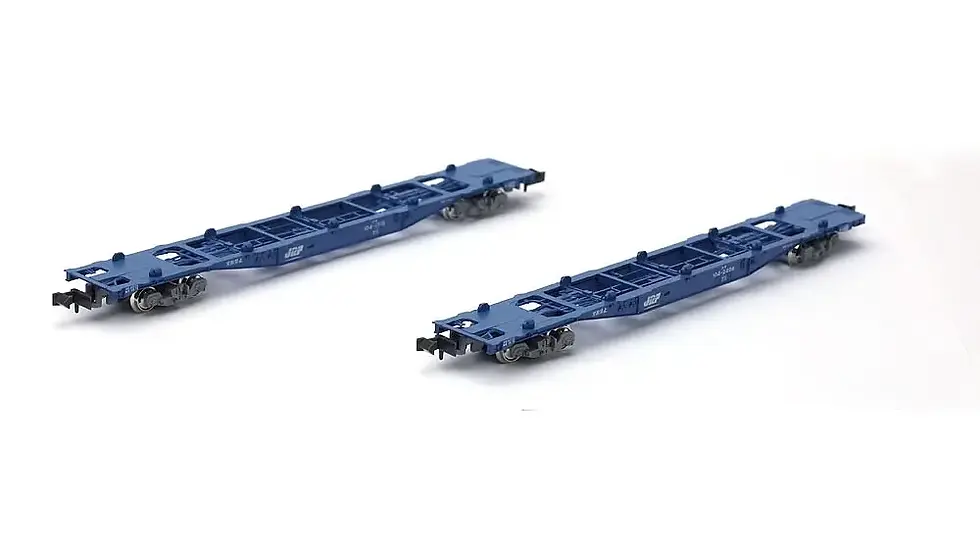 תמונה ממוזערת: Kato 10-1421 Freight Car Koki104 (Without Containar) 2Cars Set - N Scale