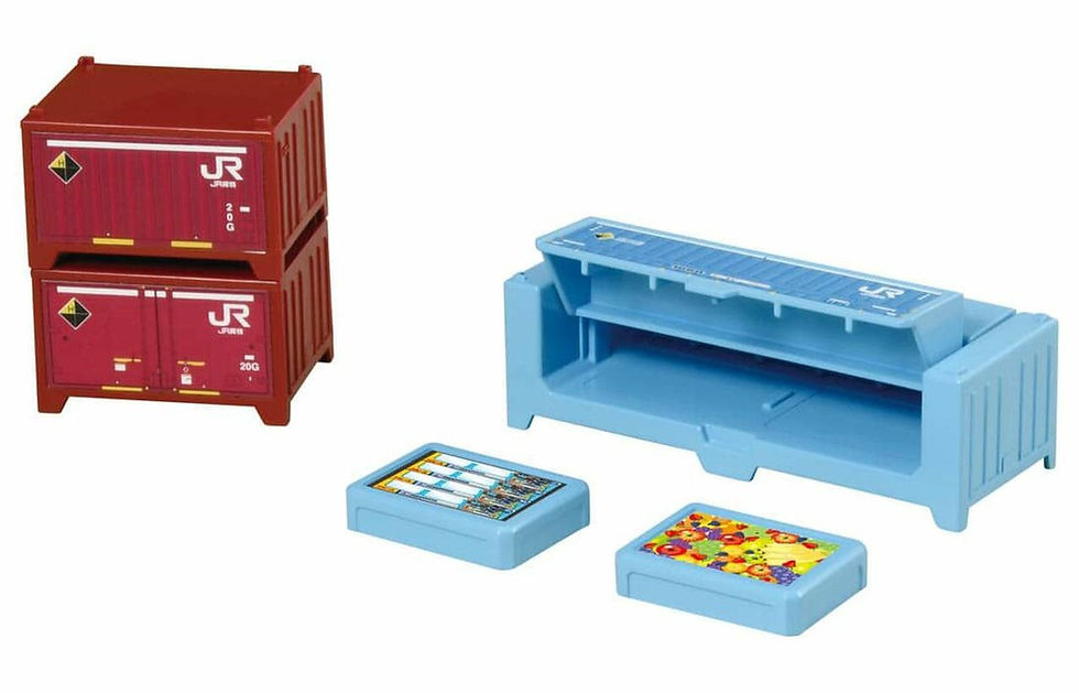 תמונה ממוזערת: Takara Tomy Pla-Rail S-38 Long Container Train