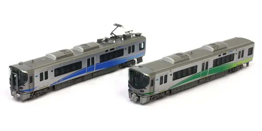 תמונה ממוזערת: Kato 10-1453 AINOKAZE-TOYAMA Railway 521 Series-1000 2Cars Set - N Scale