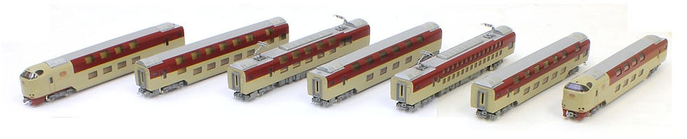 תמונה ממוזערת: Kato 10-1565 285-3000 Series Sanraise Express 7Cars Set - N Scale