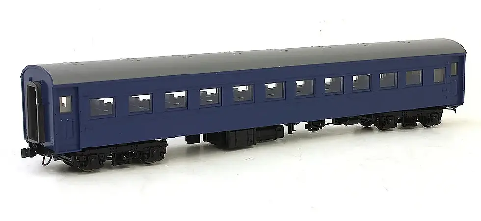 תמונה ממוזערת: Kato 1-505 Passenger Car Suha43 Blue - HO Scale