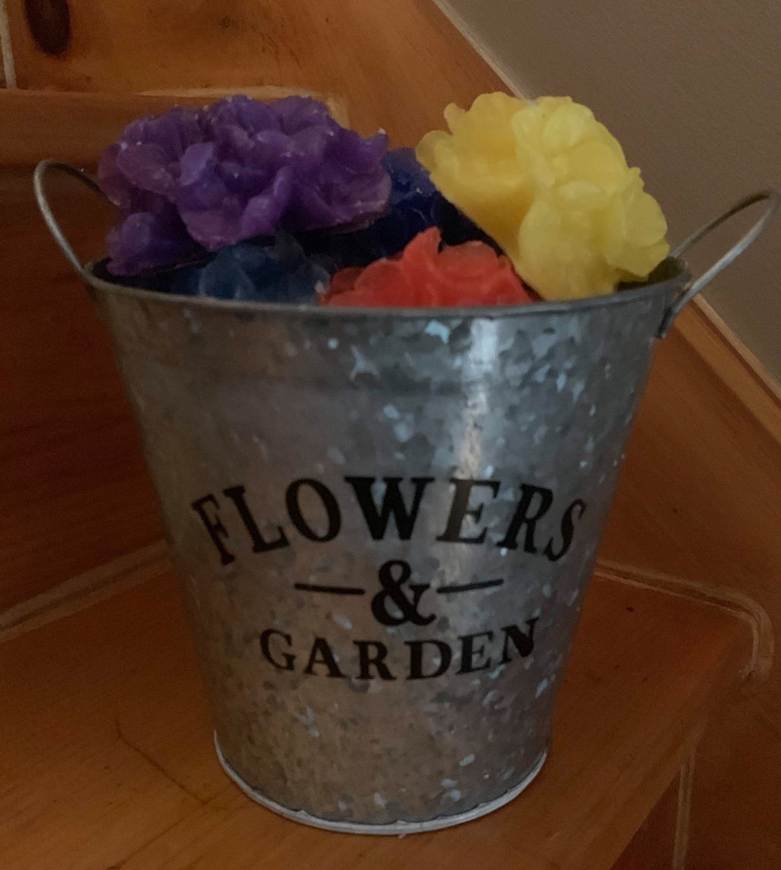 Buckets of Flowers