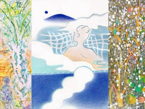 菊地綾子・下平祥子・植村遥「Wander to color」2/19(木)-3/1(日)