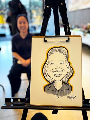 caricature-corporate events- live caricature