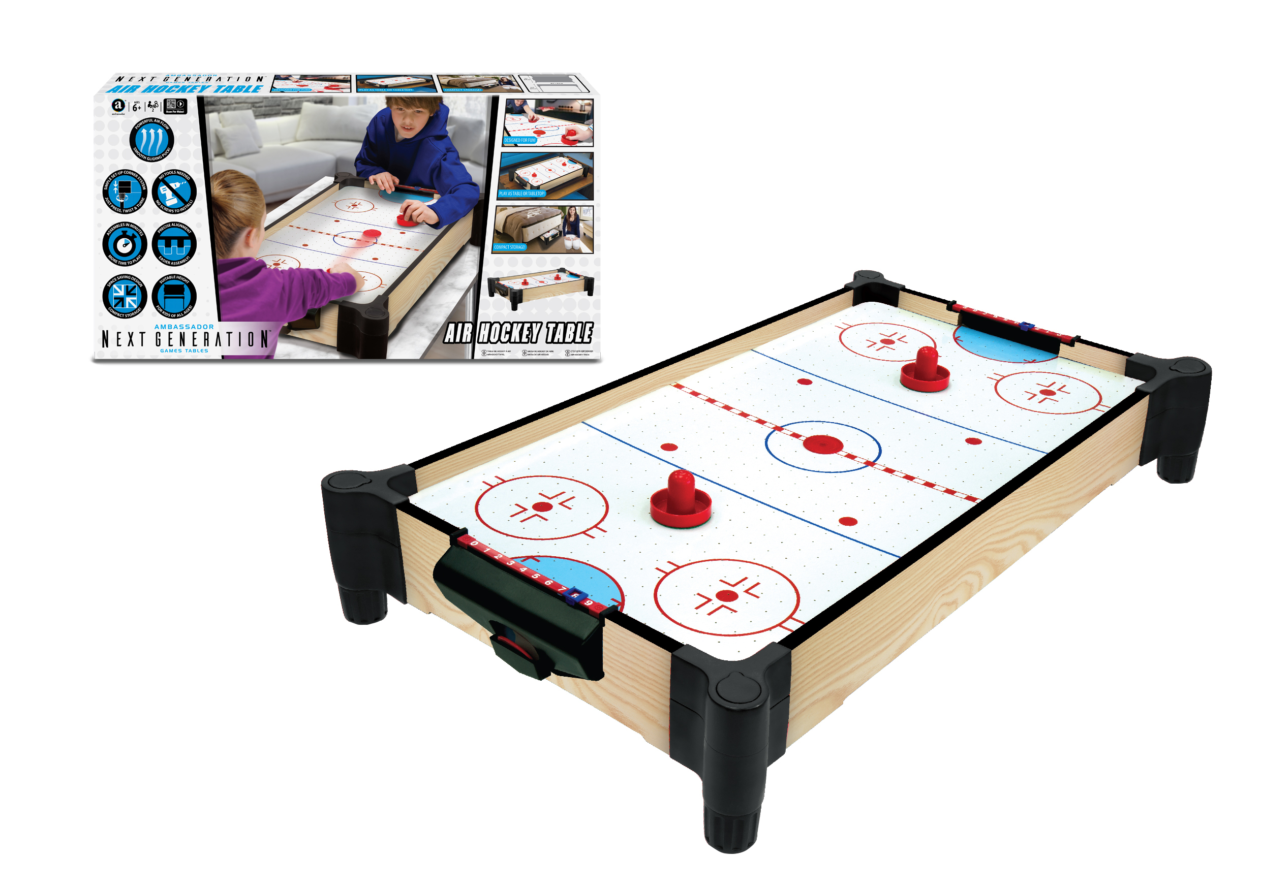 Tabletop Air Hockey (50cm) * product image
