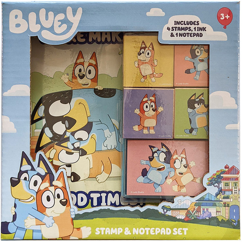 Bluey Stamp & Notepad Set (CDU 6) product image