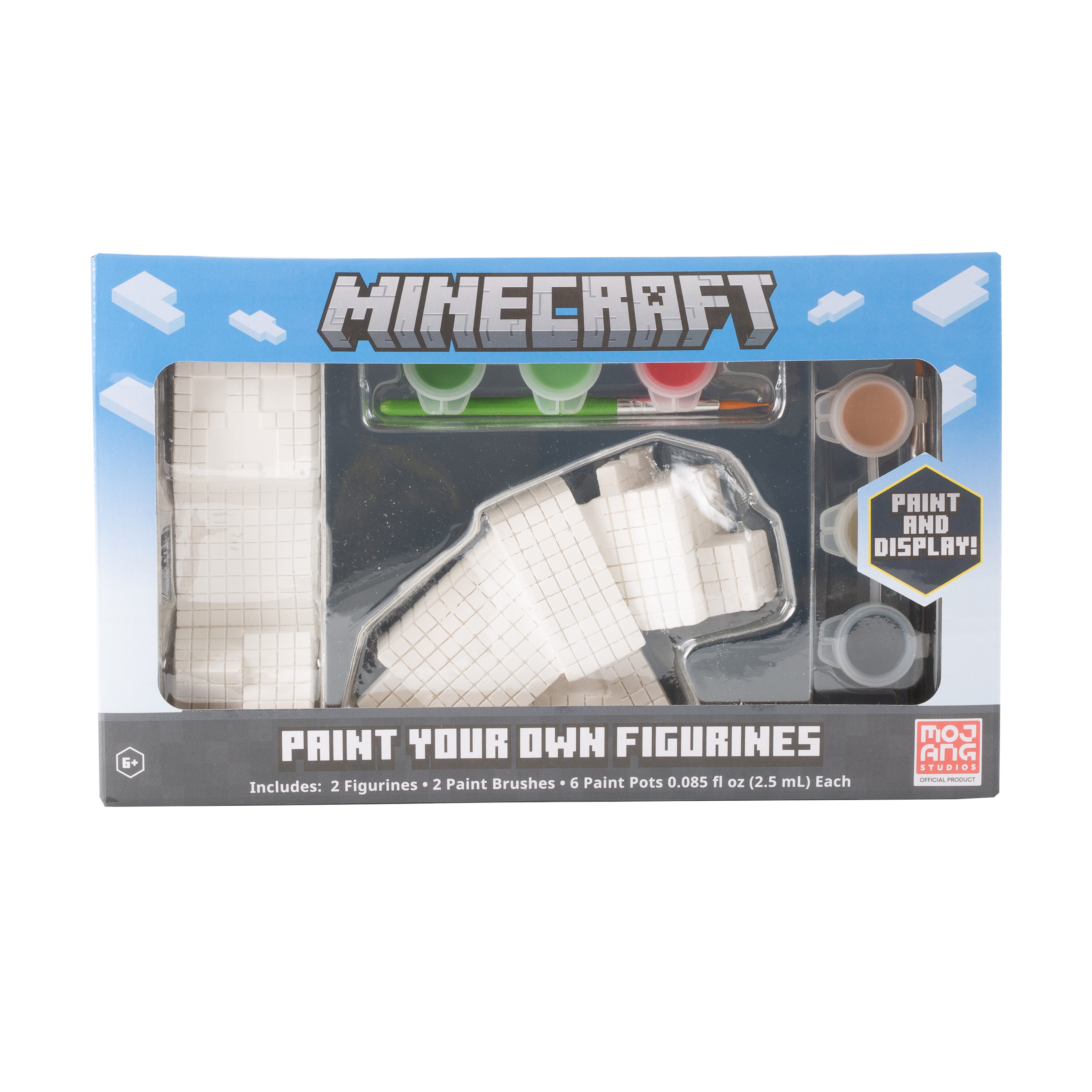 Minecraft PYO Figurines 2pc - Creeper & Wolf Dog product image
