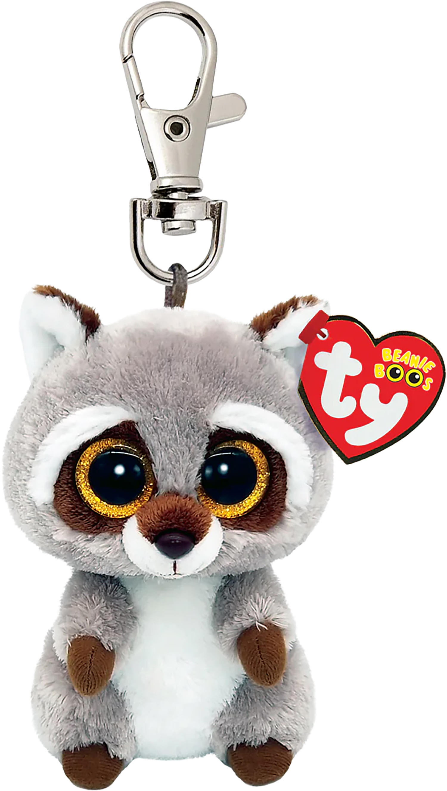 Rocco - grey raccoon clip product image