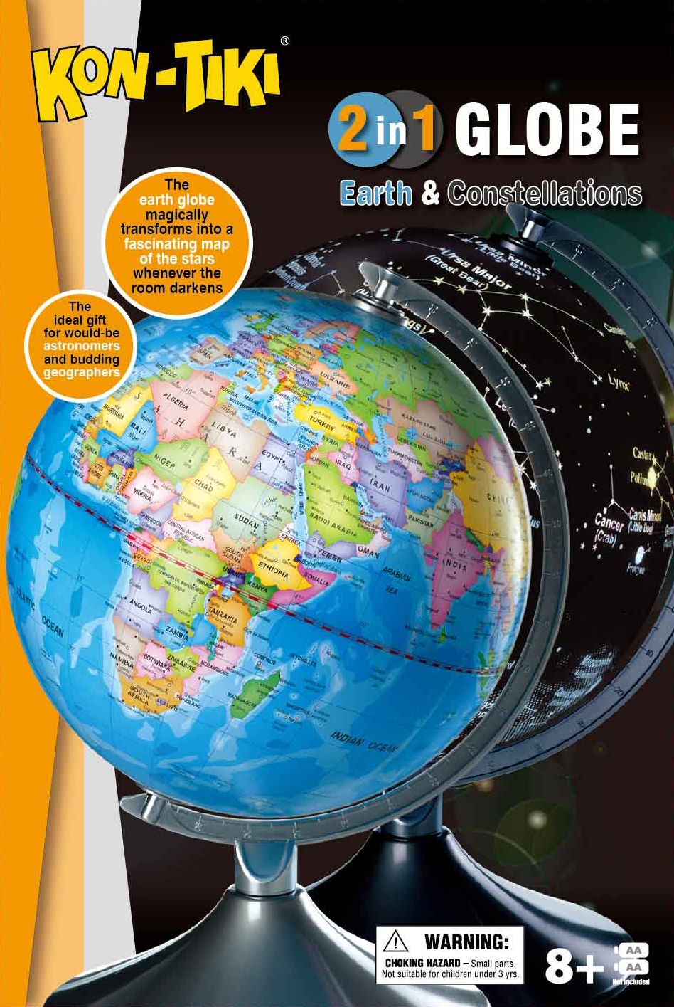 2 in 1 Earth & Constellation Globe 23cm product image