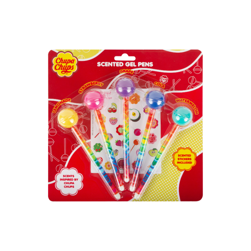 Chupa Chups Scented Gel Pens 5pk product image