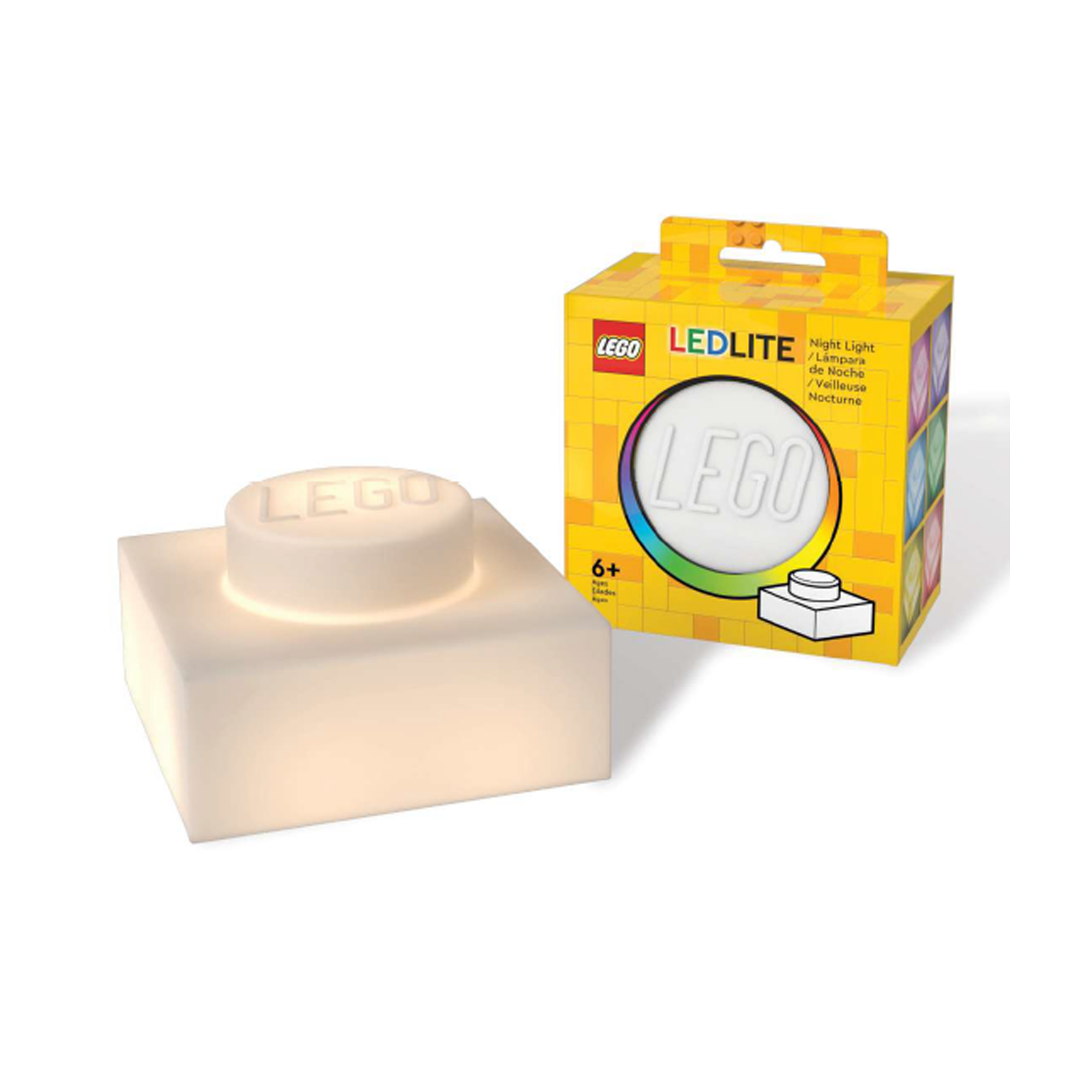 LEGO® Iconic 1x1 Plate Night Light - White (3 x AAA incl) product image