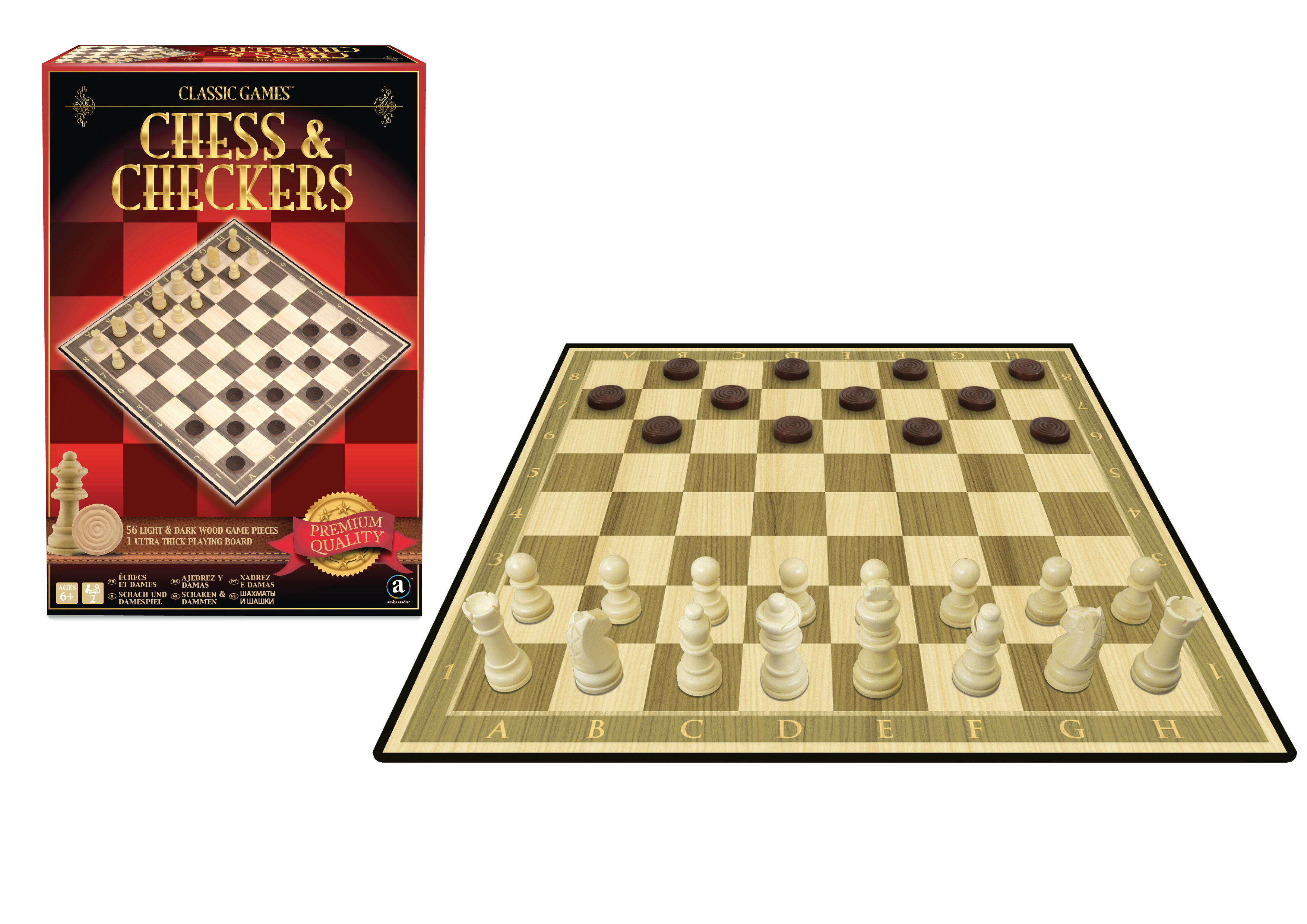 Classic Games - Chess & Checkers * product image