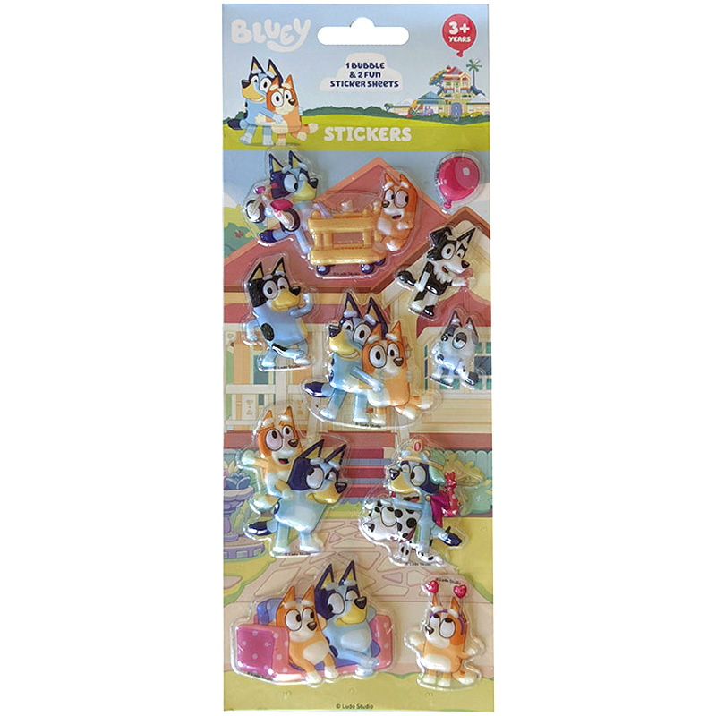 Bluey Stickers 3 Pack - Bubble product image