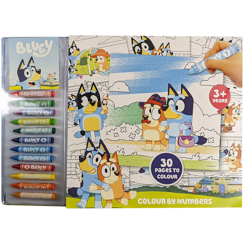 Bluey Colour By Numbers (CDU 8) product image