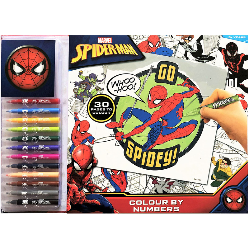 Spiderman Colour By Numbers (CDU 8) product image