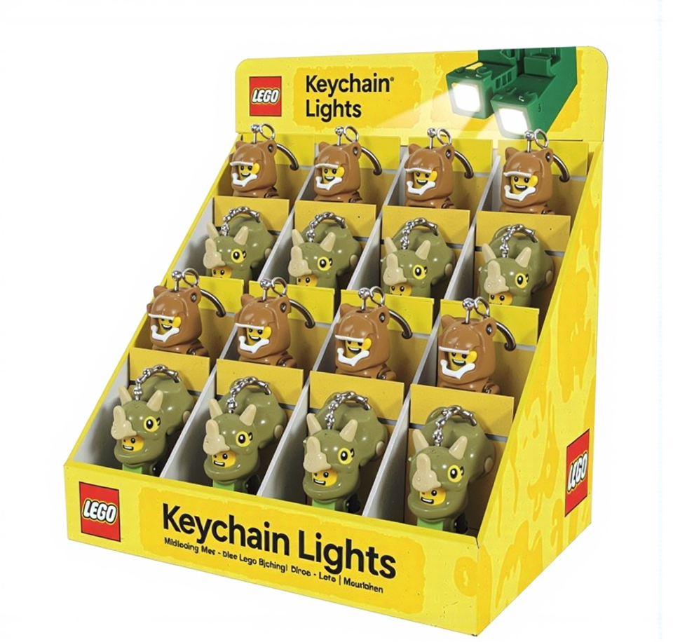 LEGO® Minifigures™ Keychain Light 'DINOSAURS' (CDU 16) product image