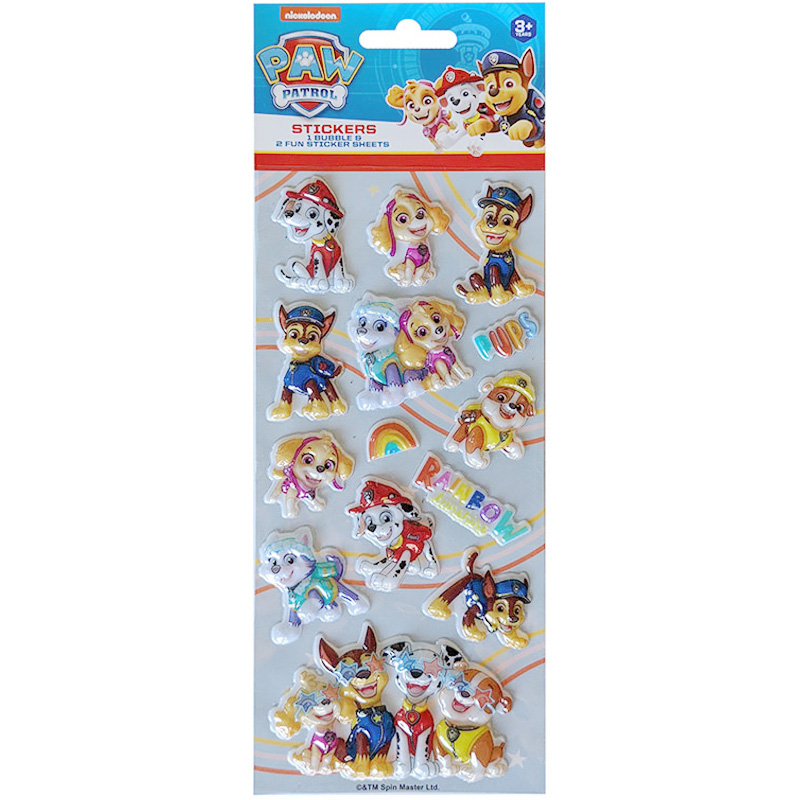 Paw Patrol Stickers 3 Pack - Bubble product image