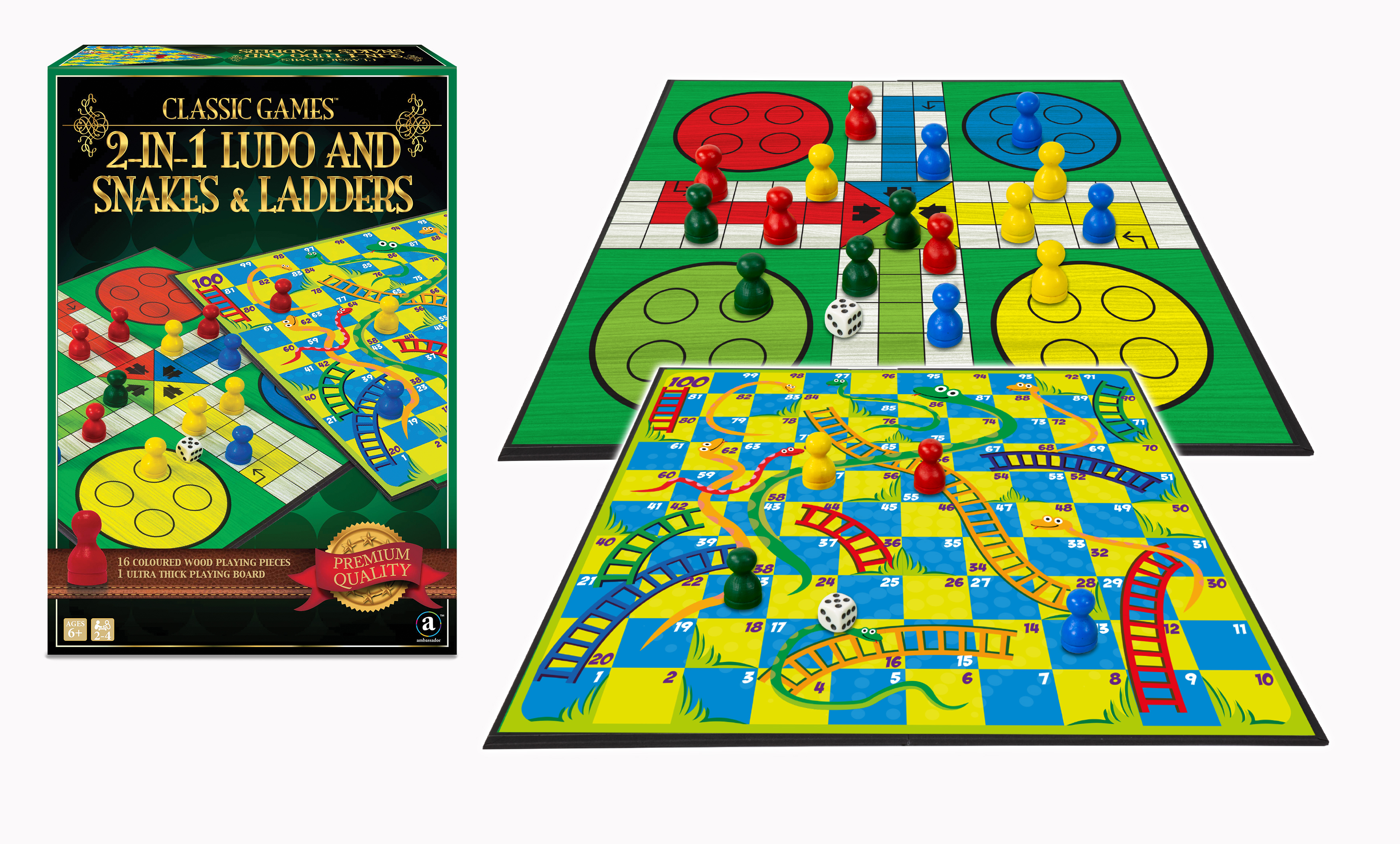 Classic Games – Ludo, Snakes & Ladders * product image