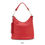 Thumbnail: Leather Bucket Bag with tassle handbag shoulder bag all colours Italian