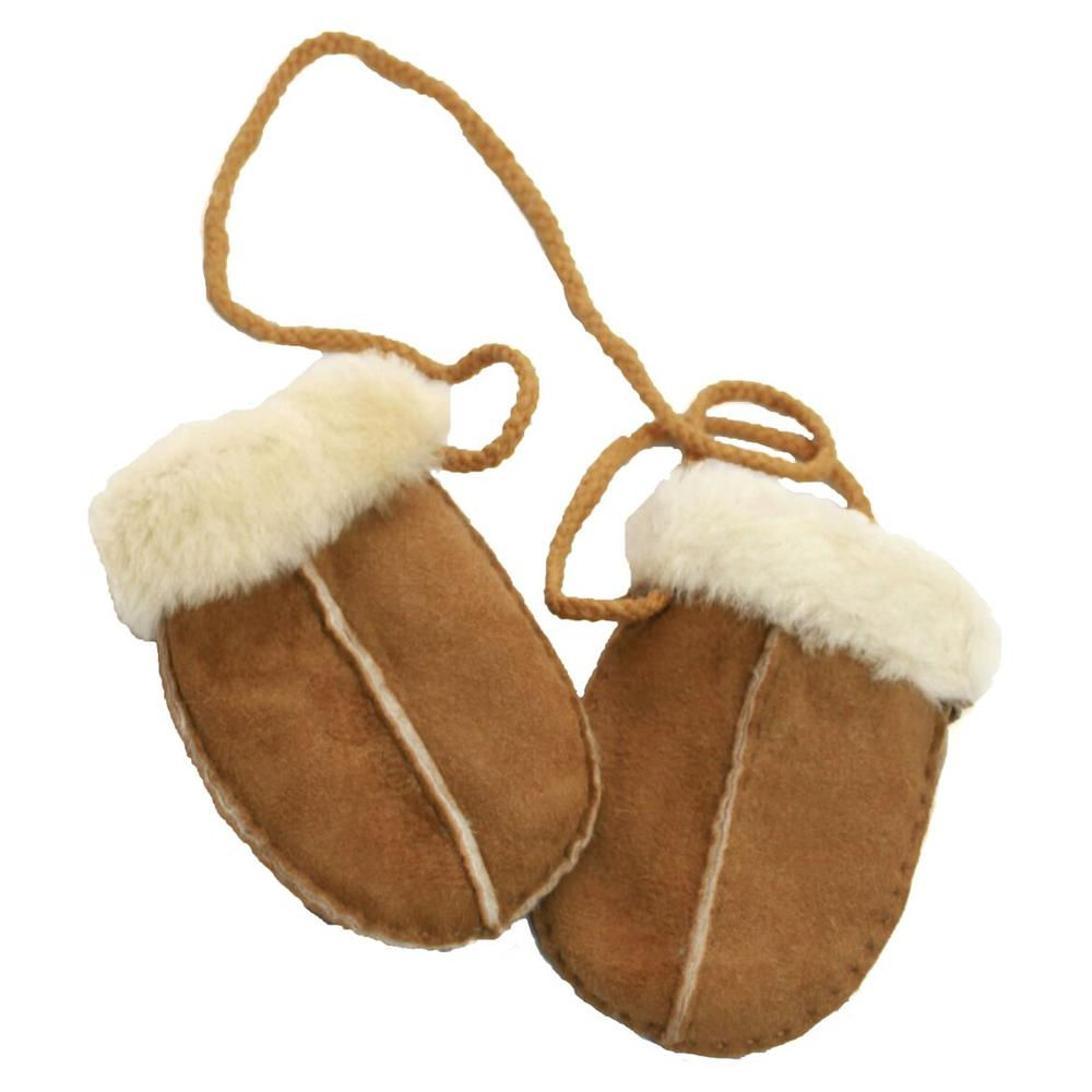 sheepskin Baby mittens puddies