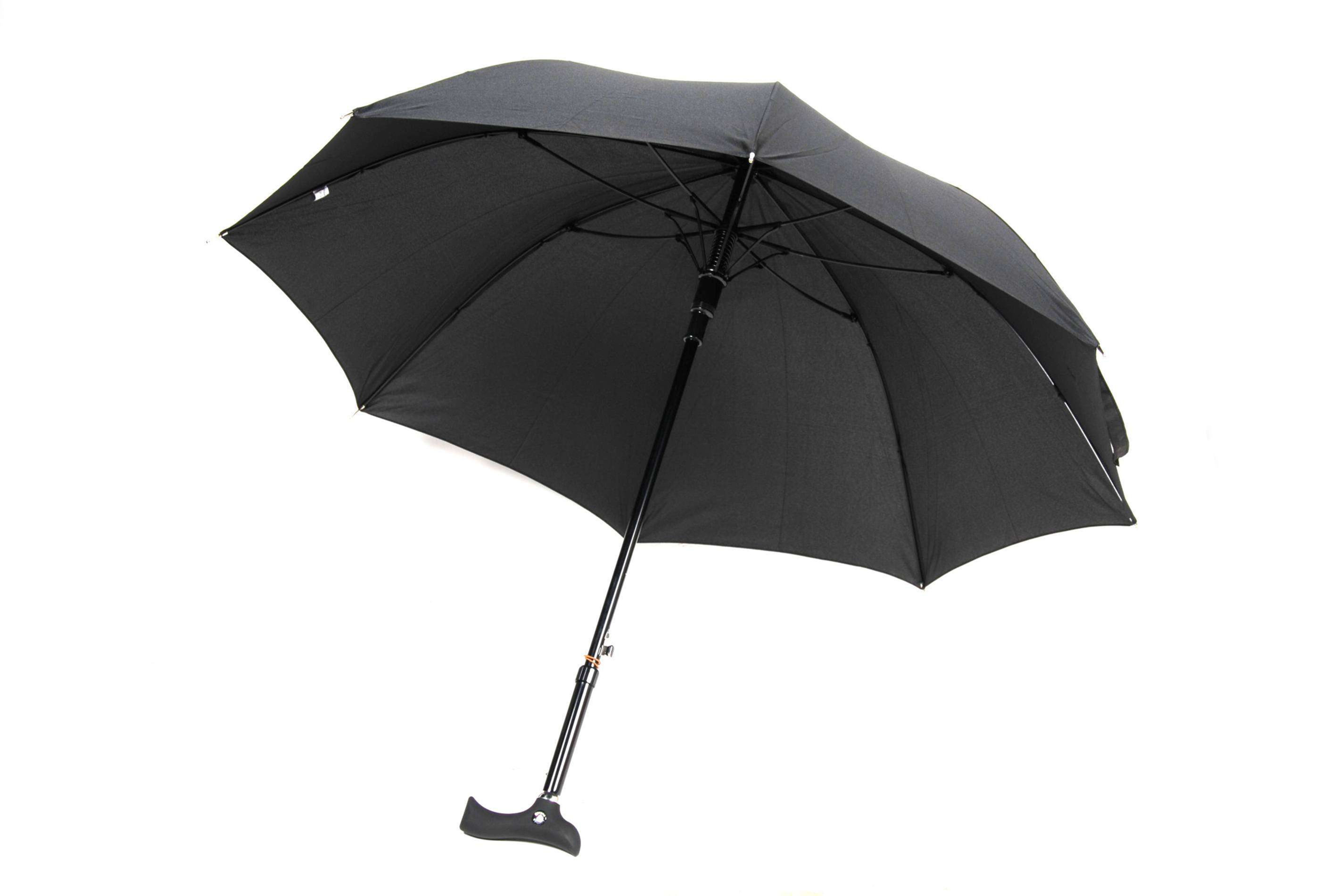 Black Walking Stick Umbrella
