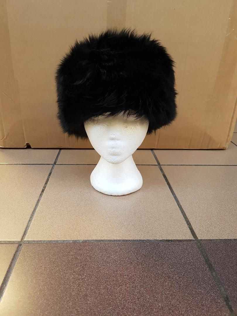 Ladies Sheepskin Cossack Hat Black