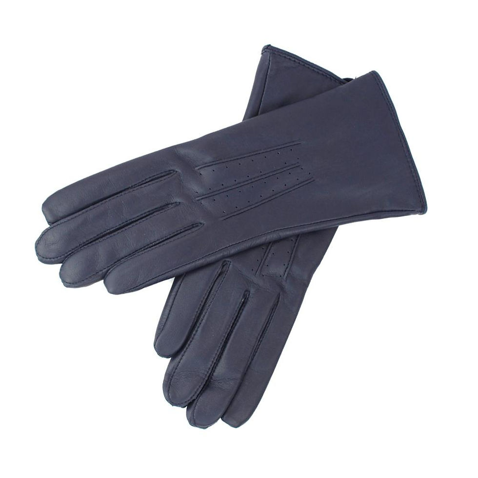 Thumbnail: Ladies Leather glove soft nappa with three point detail