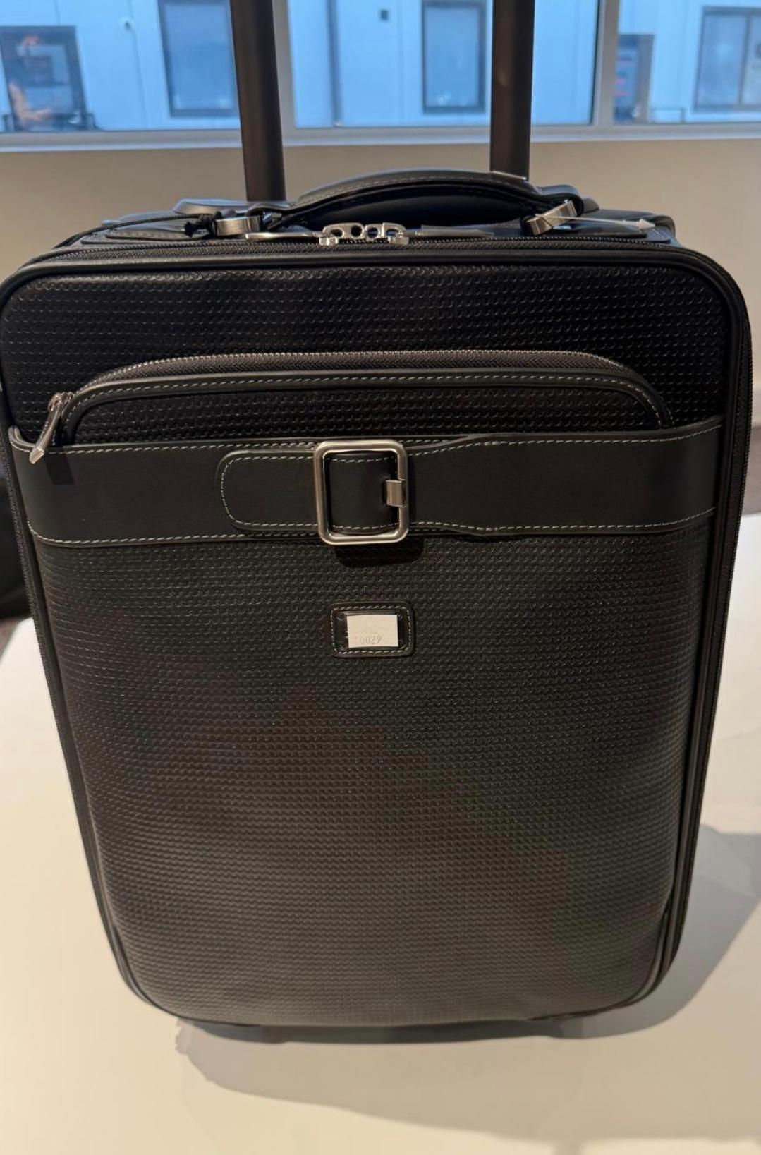 Condotti Leather 2 Wheel Onboard Trolley 48x34x21cm