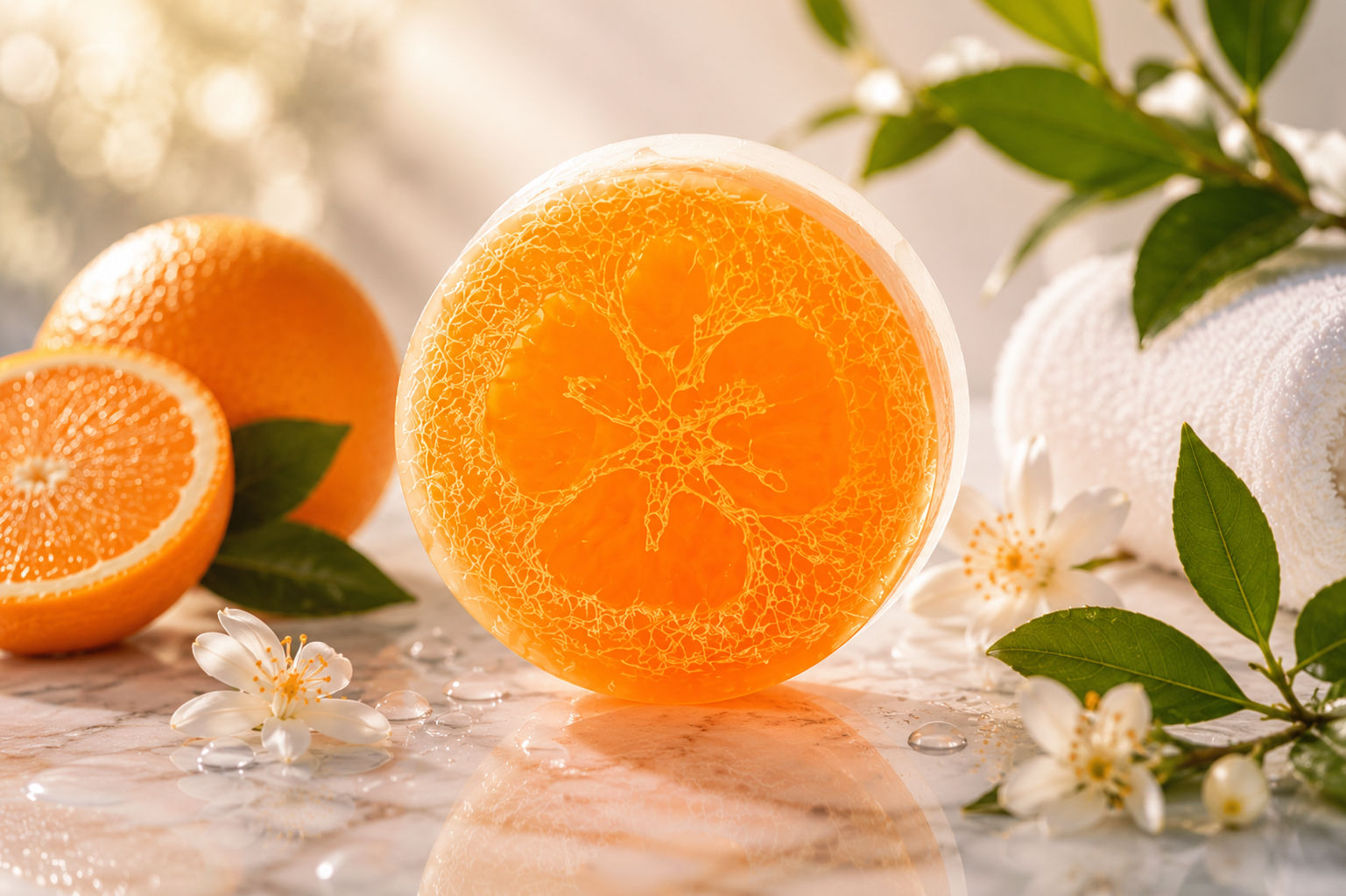 Good Morning Sunshine Handmade Luffa Soap