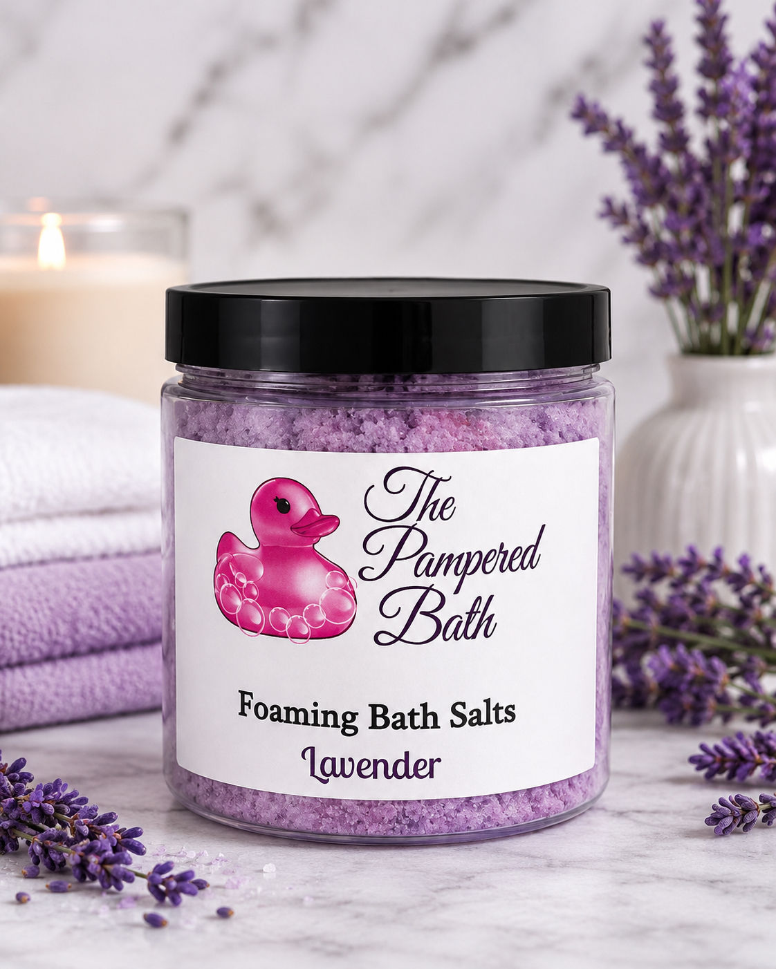 Lavender Foaming Bath Salt