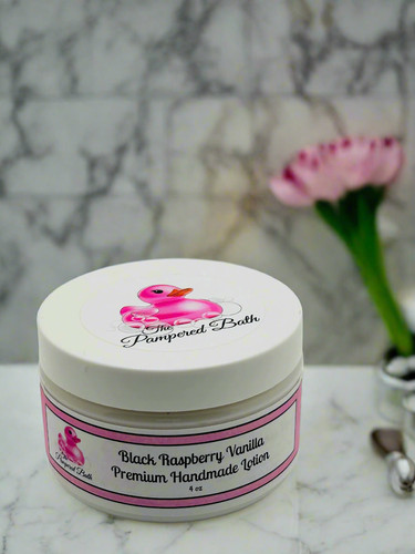 Black Raspberry Vanilla Premium Handmade Lotion | Pampered Bath