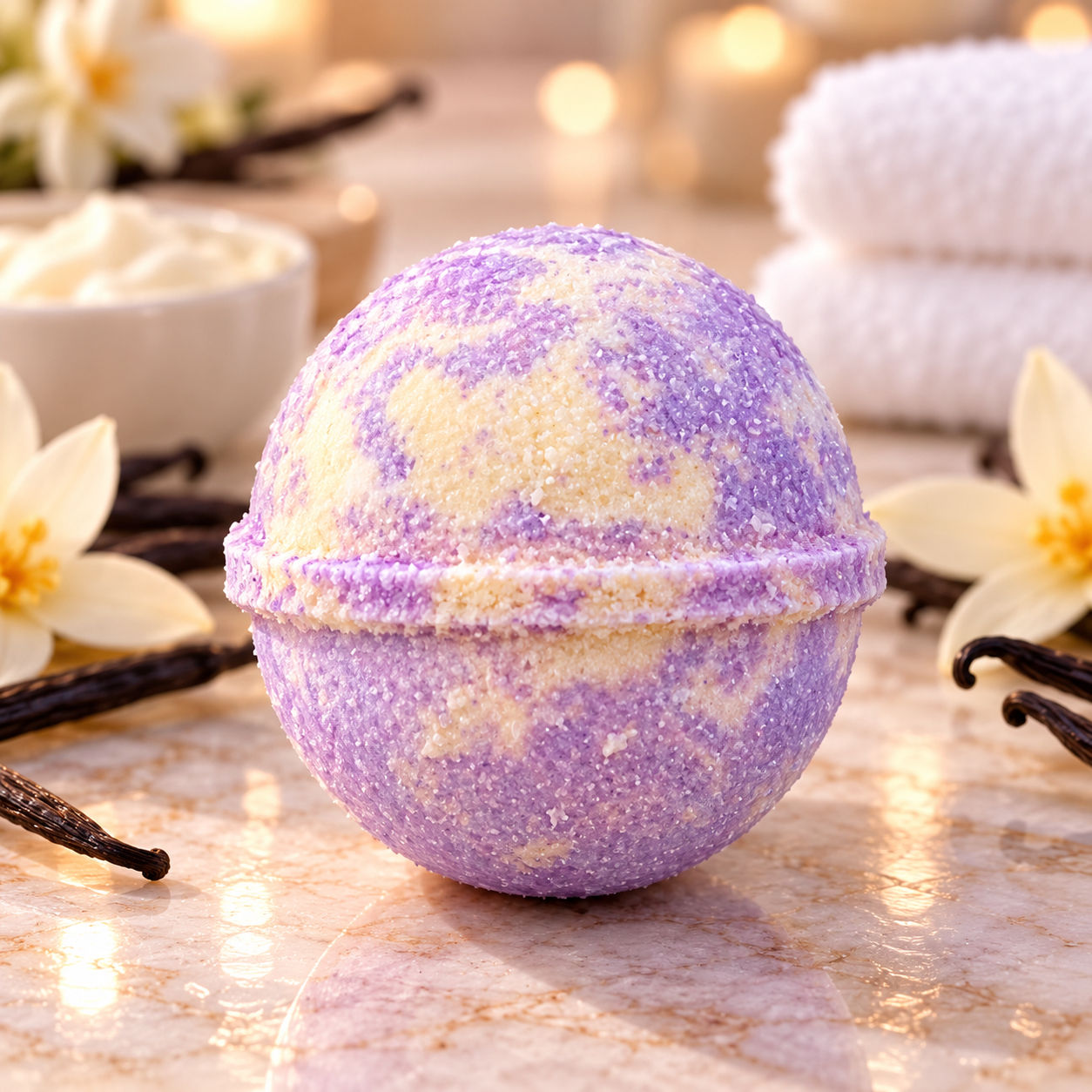 French Vanilla Bath Bomb