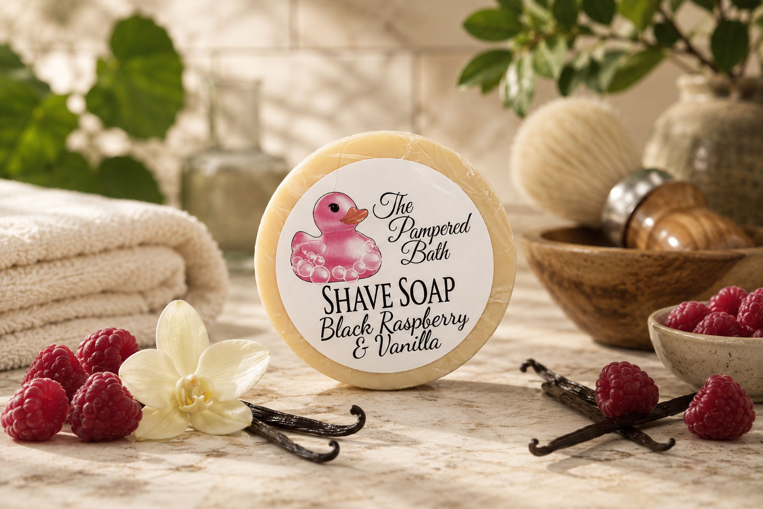 Black Raspberry Vanilla - Shave Soap